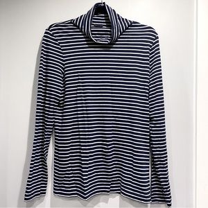 Vineyard Vines Navy & White Striped Turtleneck